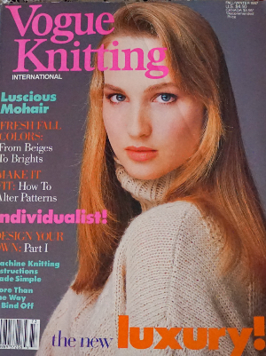 Vogue Knitting Magazine  Fall/Winter 1987